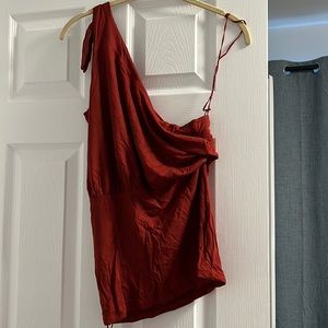 One Shoulder Free People Top - Size L - New with Tag